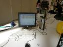 LEGO Mindstorms bei einer Ausstellung zum Thema Roboter in den Pécs Arkaden, Ungarn im Mai 2010
